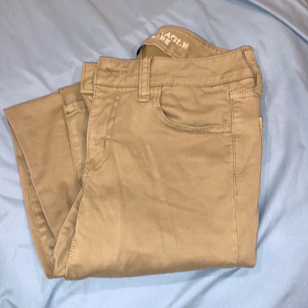 Khaki American eagle jeans